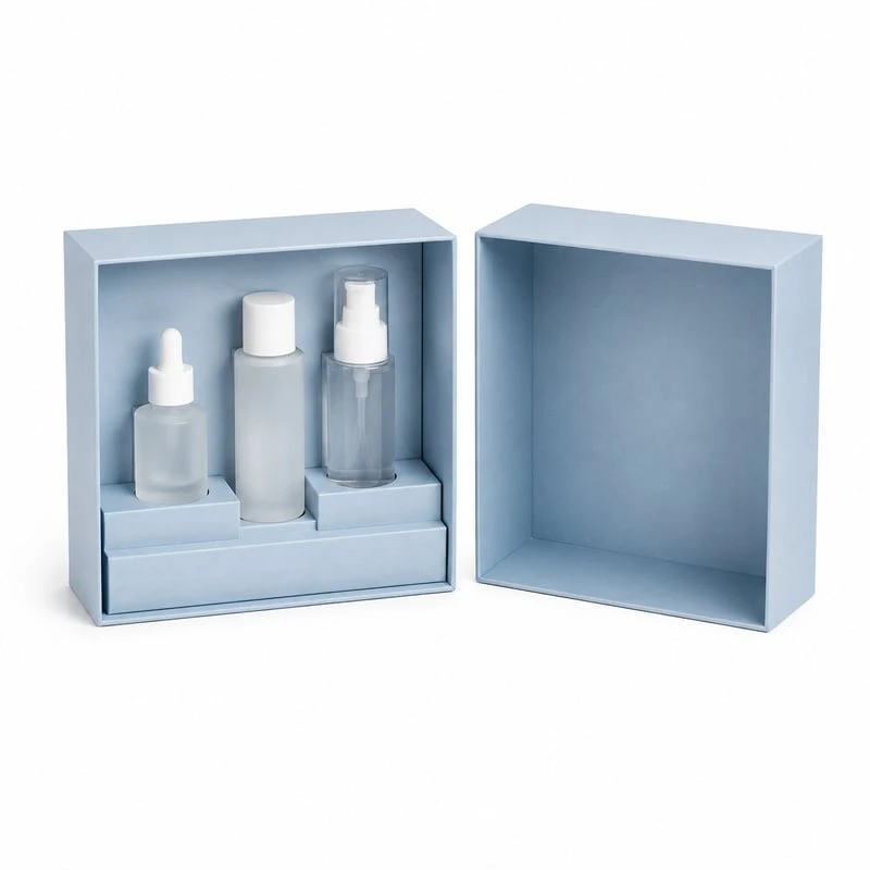 Skincare Trio Lid and Base Box